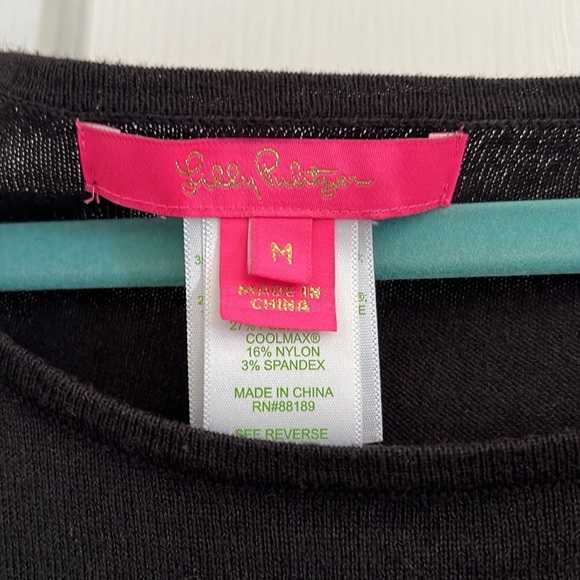 Lilly Pulitzer Ramona sweater in black - Picture 2 of 4